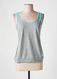Débardeur stretch sans manche gris UMBRO femme