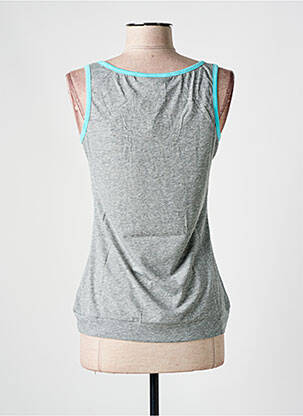 Débardeur stretch sans manche gris UMBRO femme