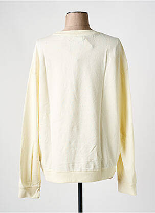 Sweat-shirt stretch manches longues beige DESIGUAL femme