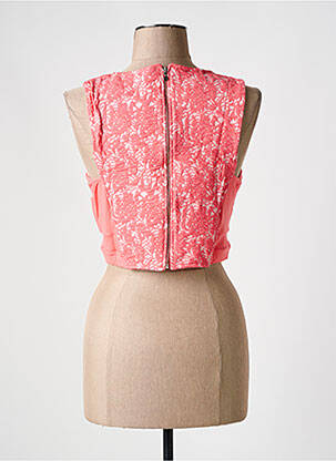 Top stretch sans manche rose SALSA femme
