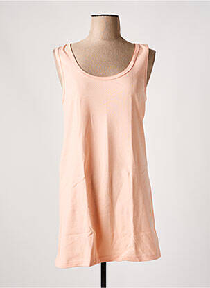 Débardeur stretch sans manche rose MOULIN NEUF femme