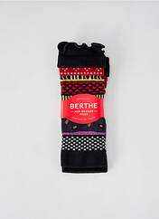 Mitaines noir BERTHE AUX GRANDS PIEDS pour femme seconde vue