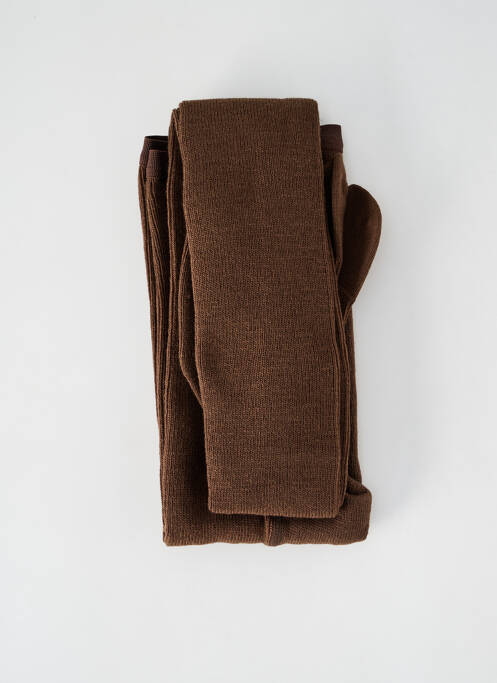 Collants marron PERRIN pour femme