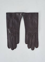 Gants doublure marron GEORGES MORAND femme