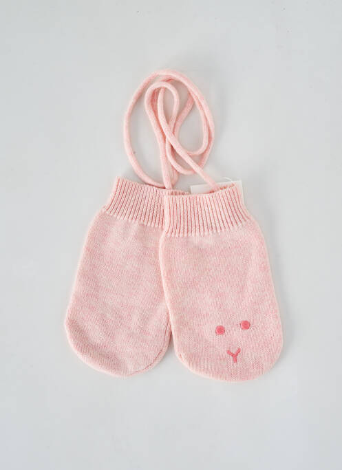Gants rose PETIT BATEAU pour fille