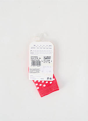 Chaussettes imprimé pois rose PETIT BATEAU fille