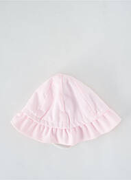 Chapeau doublure rose CHAPEAUX BOYER fille