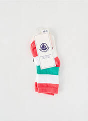 Chaussettes blanc PETIT BATEAU pour enfant seconde vue