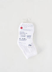 Chaussettes blanc PETIT BATEAU pour enfant seconde vue