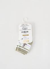 Chaussettes vert BERLINGOT pour garçon seconde vue