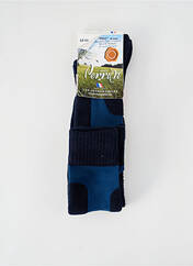 Chaussettes bleu PERRIN pour homme seconde vue