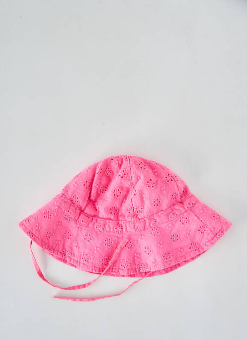Chapeau rose PETIT BATEAU pour fille