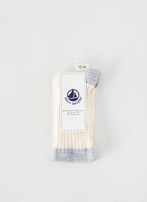 Chaussettes argent PETIT BATEAU pour fille