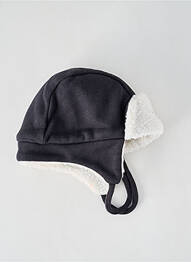 Bonnet fermeture liens à nouer noir PETIT BATEAU enfant