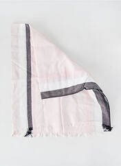 Foulard rose MARBLE pour femme seconde vue