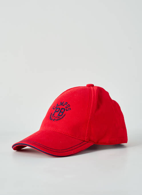 Casquette rouge PETIT BATEAU pour garçon