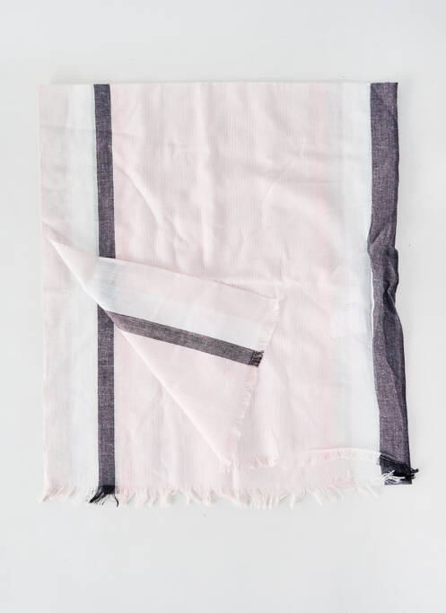 Foulard rose MARBLE pour femme