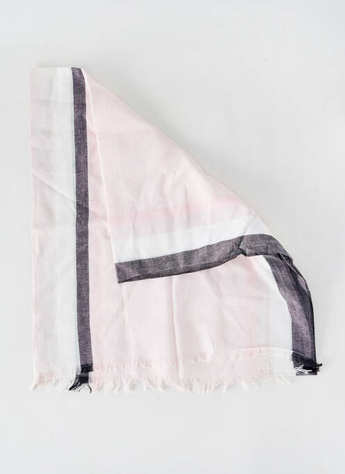 Foulard rose MARBLE pour femme