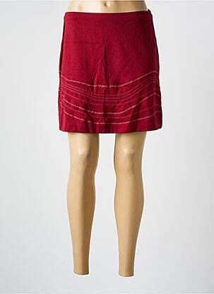 Jupe courte coupe droite rouge MARKS AND SPENCER femme