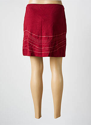 Jupe courte coupe droite rouge MARKS AND SPENCER femme