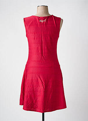 Robe courte sans manche sans manche rouge DESIGUAL femme