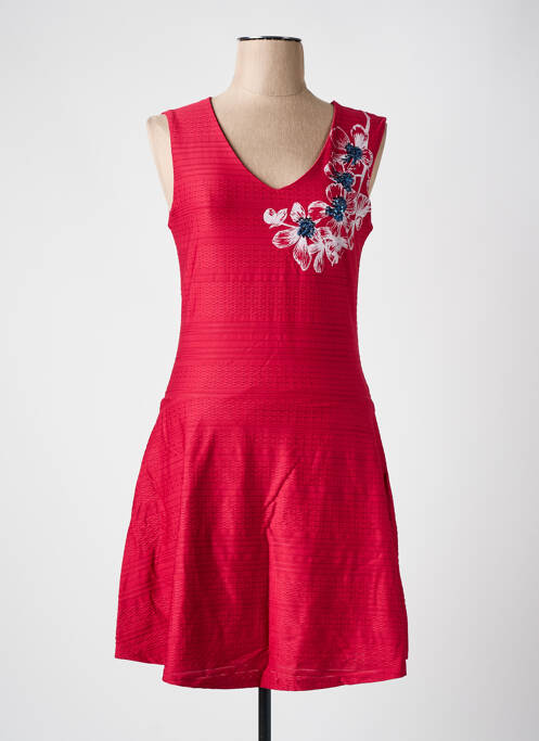 Robe courte rouge DESIGUAL pour femme