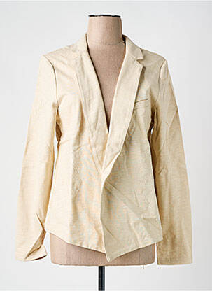 Blazer poches beige DESIGUAL femme