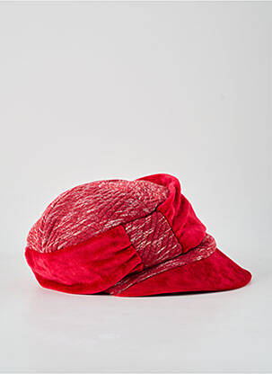 Casquette doublure rouge TAFFTA femme