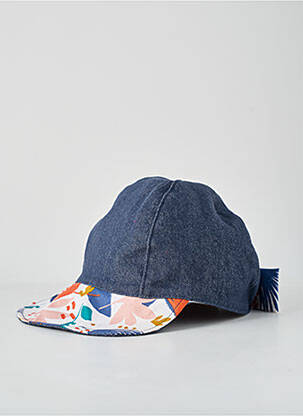 Casquette doublure bleu TOUT EN TETE femme