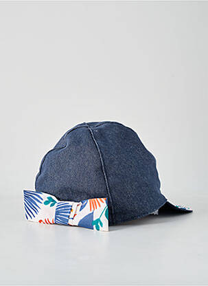 Casquette doublure bleu TOUT EN TETE femme