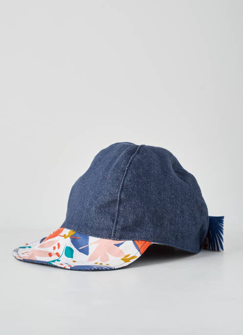 Casquette bleu TOUT EN TETE pour femme