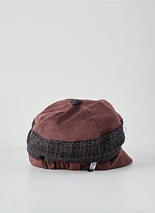 Casquette doublure marron TAFFTA femme