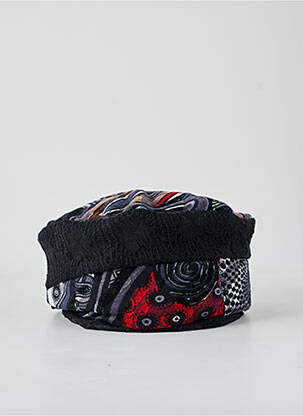 Bonnet forme béret noir LES FEES TRALALA femme