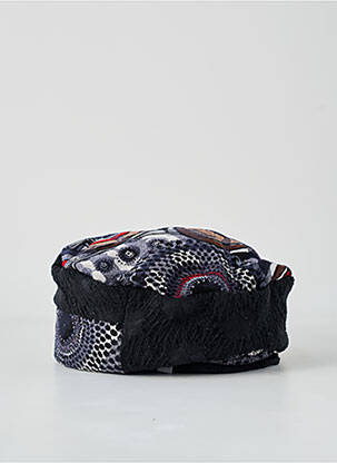 Bonnet forme béret noir LES FEES TRALALA femme