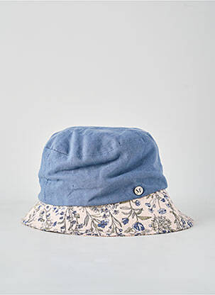 Chapeau doublure bleu M BY FLECHET femme