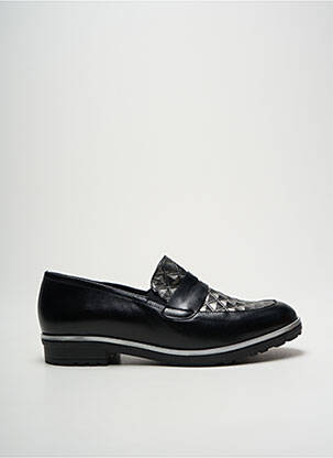 Mocassins matière lisse talon plat jusqu'à 3cm noir ROSEWOOD femme