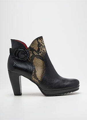 Bottines/boots matière lisse talon de 7 à 9cm noir JOSE SAENZ femme