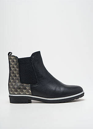 Bottines/boots matière lisse talon plat jusqu'à 3cm noir ROSEWOOD femme