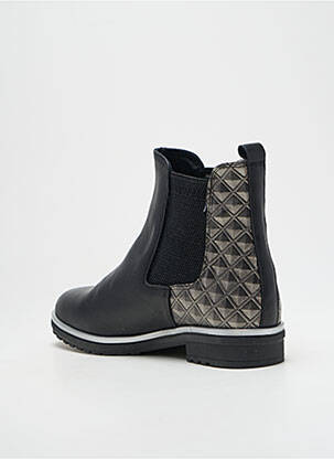 Bottines/boots matière lisse talon plat jusqu'à 3cm noir ROSEWOOD femme