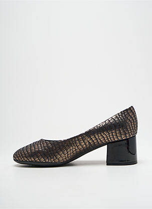 Escarpins tissage satiné talon de 4 à 6cm noir THE FLEXX femme