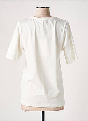 T-shirt coupe droite manches courtes blanc CULTURE femme