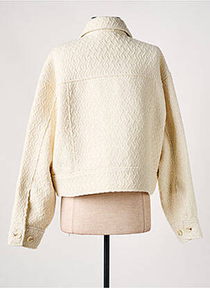 Veste casual coupe droite beige SOAKED IN LUXURY femme