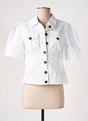 Veste casual col chemisier blanc CULTURE femme