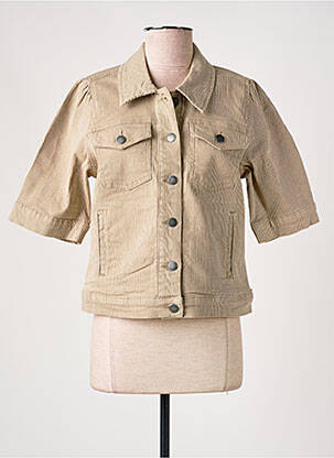 Veste casual coupe droite beige CULTURE femme