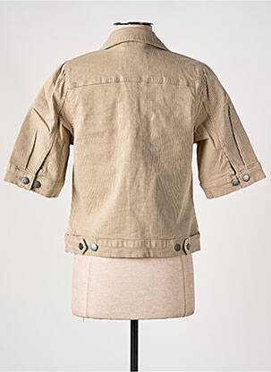 Veste casual coupe droite beige CULTURE femme