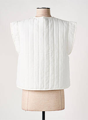 Veste casual col rond blanc CULTURE femme