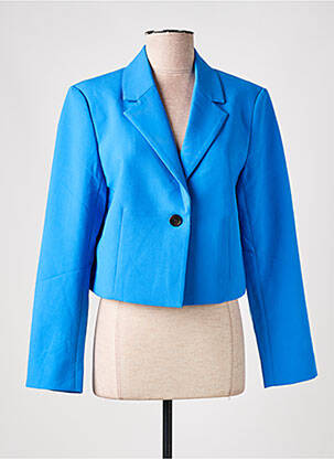Veste chic fermeture boutonnée sur le devant bleu SOAKED IN LUXURY femme