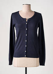 Gilet manches longues bleu CULTURE pour femme seconde vue