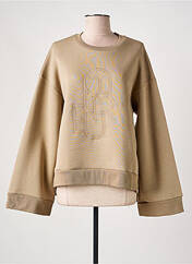 Sweat-shirt beige CULTURE pour femme seconde vue