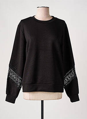 Sweat-shirt noir CULTURE pour femme